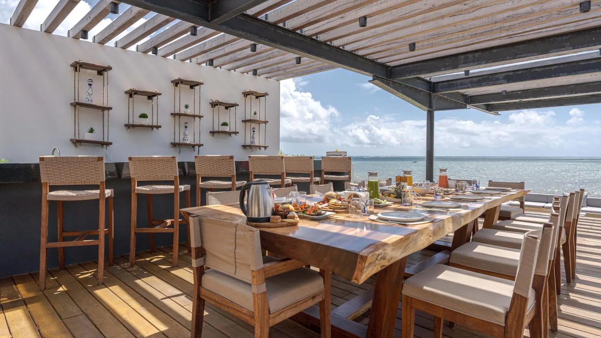 Beachfront Luxury Villa With Pool With Private Cooker & Staff Puerto Morelos Mexico