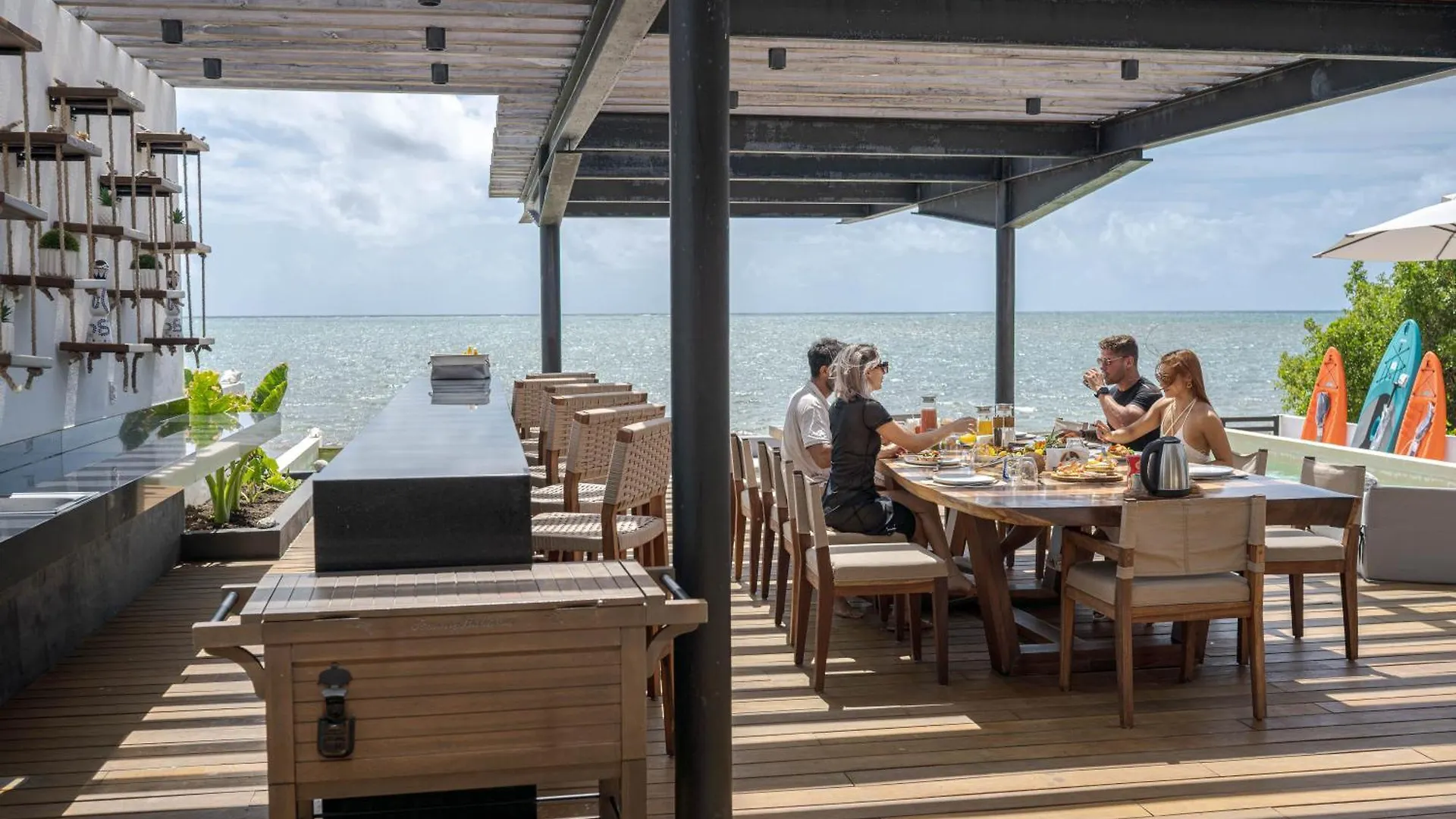 Beachfront Luxury Villa With Pool With Private Cooker & Staff Puerto Morelos 0*,